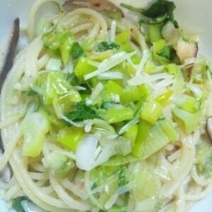 鍋の余り 水菜 ネギでペペロンチーノ レシピ 作り方 By 旬が好き 楽天レシピ 鍋の余り 水菜 ネギでペペロンチーノ レシピ 作り方 By 旬が好き 楽天レシピ